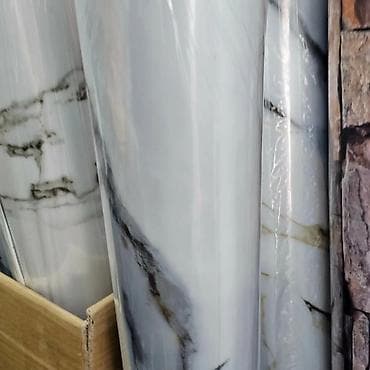 Home Decor: Samolepljive dekorativne folije u rolnama – efekat mermera i bele — 1