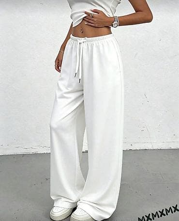 Donji deo: Ženske široke trenerke – više boja - Kroj: široke nogavice — 2