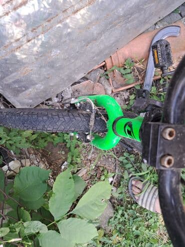 roleri za devojcice 26 29: BMX freestyle bicikl – zeleno-crni - Ram: čelični BMX ram, oznaka — 3