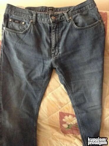 hugo duksevi zenski: Originalne Hugo Boss farmerice 36 100% cotton Polustruk 49cm duzina — 3