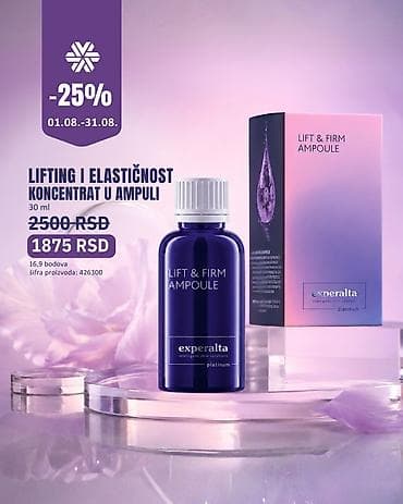 Experalta Platinum Lift & Firm Ampoule – koncentrat za lifting i