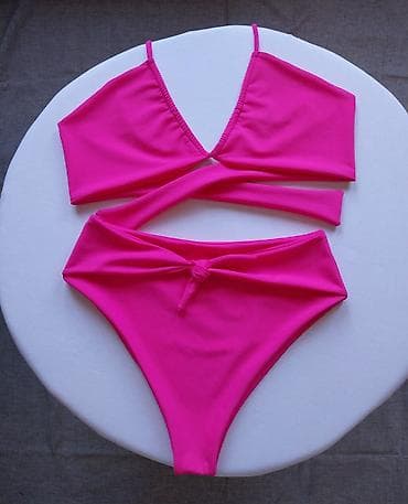 keratin maska: Ženski bikini set – fuksija ružičasta - Dvodelni kupaći: trouglasti — 3