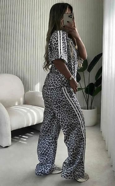 engelbert strauss pantalone: Ženski komplet trenerke sa animal printom - Dvodelni set: široka — 2