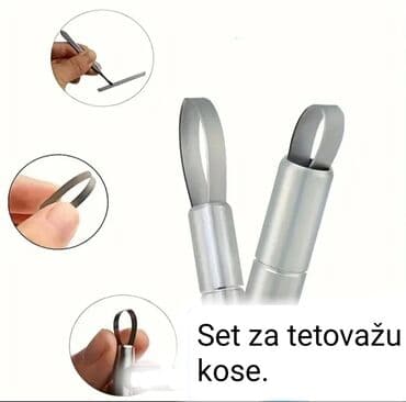 cetka za kosu na struju: PRAKTIČNI,JEDNOSTAVNI SET ZA TETOVAŽU KOSE — 3