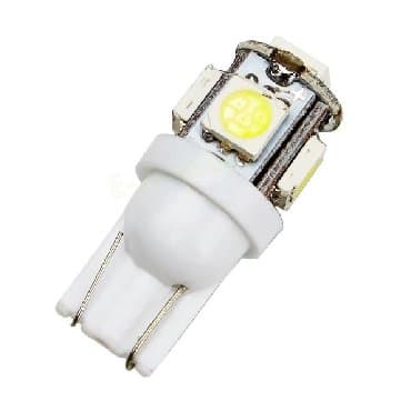 peugeot led logo: Led sijalica T10 SMD5 12v 2w Pogodna za prednju poziciju, osvetlenje — 3