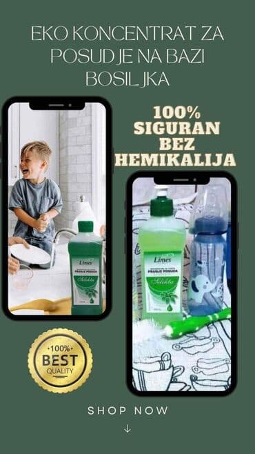 Kućna hemija i proizvodi za kuću: 💧koncentrat za sudove💧 ‼️sadrži ekstrakt bosiljka i glicerin. ‼️zbog — 4