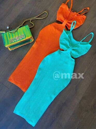 zara haljinica: New,,Ilousiana’’Dress x zara Velicine:Uni(S M L ) Boje:Mint Orange — 2