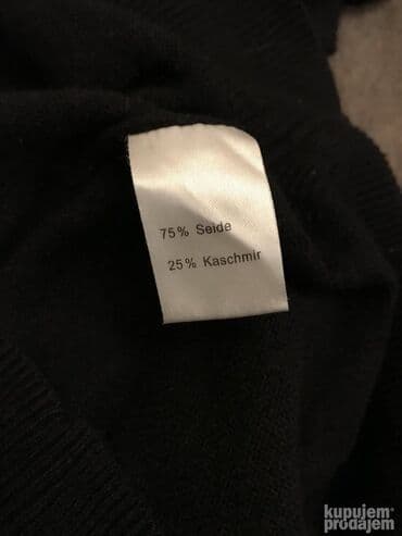 Sportswear: Original Camargue dzemper L Tanak crna boja. 75% Silk ( svila ) — 3