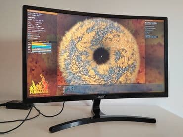 povezivanje ugradne rerne i ploce: Acer Zakrivljen Monitor Nitro 144Hz Acer zakrivljen monitor ED242QR — 2
