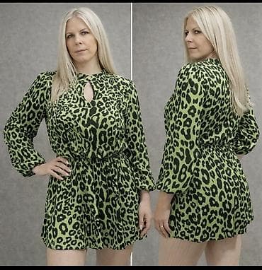 leopard print haljina: Predivna haljina viskosa Odgovara Vel S M Extra model i kvalitet Uvoz — 1