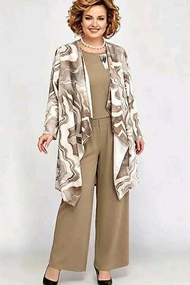 Komplet ženska trodelna elegancija – plus size - Sastav kompleta
