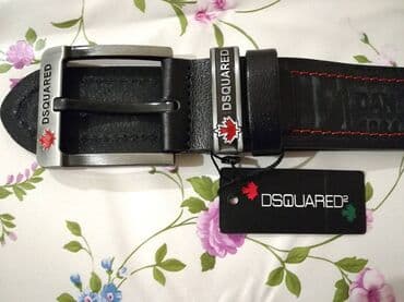platneni kais muski: Male, Material: Leather — 1