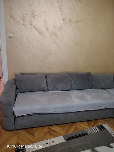 drvene ugaone garniture: Ugaona garnitura na razvlačenje – siva antracit - Velika L-forma sa — 5