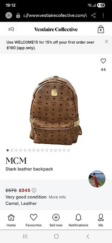 stradivarius aksesoari: MCM mini stark ranac konjak braon boje sa monogram printom. Nov je — 10