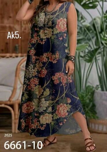 haljine dugih rukava svecane: 3XL (EU 46), color - Multicolored, Oversize, Without sleeves — 8