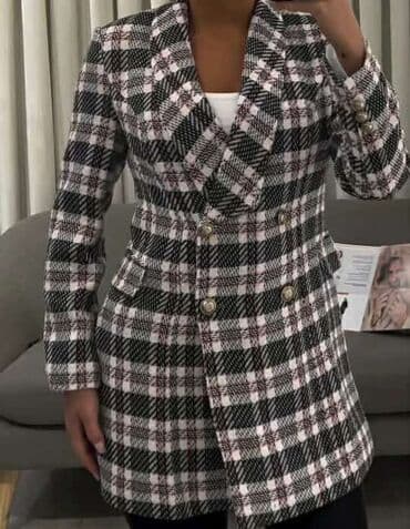 Venčanice i aksesoari: 💥Zenski sakoi karirani, strukiran
✅36-46
✅2999din — 3