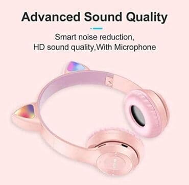 wireless rikverc kamera: Cat ear svetlece slusalice mackice specifikacija: broj artikla: p47 — 4