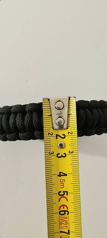 Muška odeća: - Na prodaju muška crna narukvica napravljena ručno od čvrstog — 9