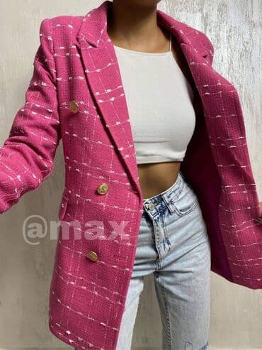 kraljevsko plavi sako kombinacije: New,,Tweed Magical’’Blazer Velicine:46 — 1