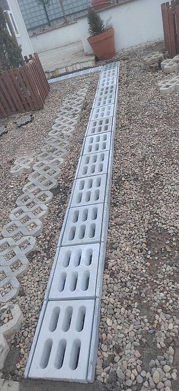 Betonske rešetkaste kanalice za odvodnjavanje - Elementi od armiranog