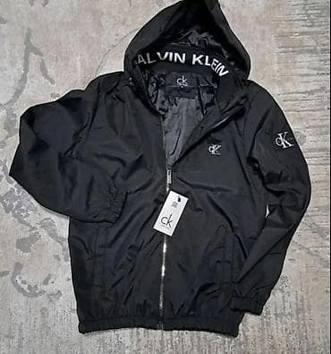 bež odelo: Muške lagane jakne sa kapuljačom – više modela - Brend detalji — 4