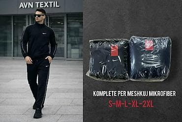 muski kacketi: Trenerka Nike, bоја - Crna — 1