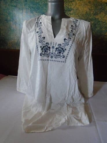 bluze c a: L (EU 40), Viscose, color - White — 4