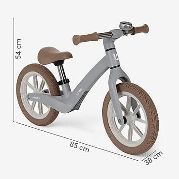 puzzle za decu od 5 godina: KIKKA BOO Lanser balans bicikl – grey (SKU: KKB4) - Balans bicikl bez — 8