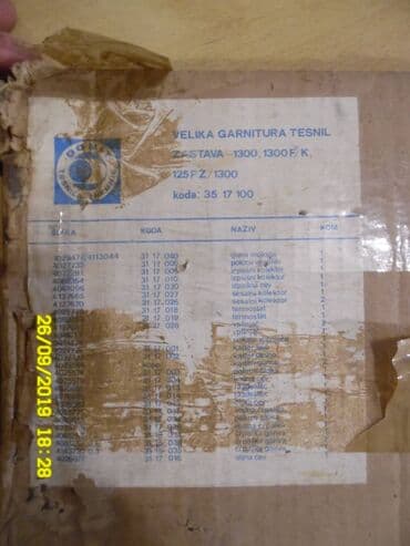 dimenzije guma za passat b6: Velika garnitura Tensil dihtunga za Zastavu Trebalo bi da je — 3