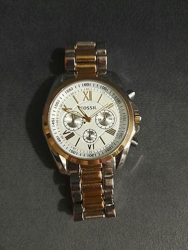 ženski sat: Fossil muški hronograf – dvo-tonski nerđajući čelik - Kućište i — 1