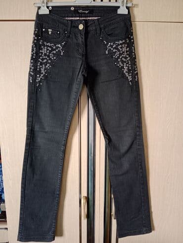 push up pantalone: 28, 30, Pamuk, Spušteni struk, Ravne nogavice — 2