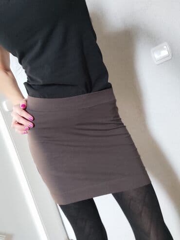 hm pidzame: H&M braon suknja, S, nova — 4
