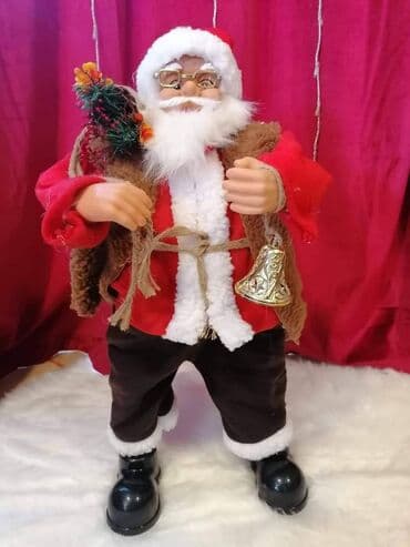 muzicki deda mraz: Deda-mraz 63cm - 4200din Baba-mrazica 60cm-4000din Muzicki deda-mraz — 14
