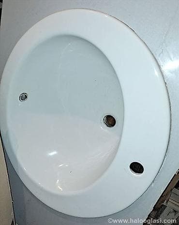 kosilice za travu polovne: Prodajem ugradni, ovalni umivaonik 62 cm x 52 cm sa kupatilskom pločom — 5