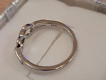 rolex cena beograd: Srebrni prsten 925 elegantan model sa motivom beskonačnosti vel.17 - — 3