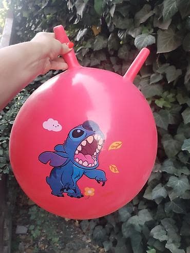 ecco baletanke: Stitch lopta za skakanje – prečnik 35 cm - Vesela skakaća lopta sa — 1