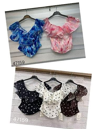 stradivarius s: Ženski top/korset sa volanima – bardot (off-shoulder) kroj - Model — 3