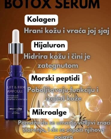 set za puder nokte: Serum za lice "Lift & Firm Ampoule" iz Experalta Platinum — 1