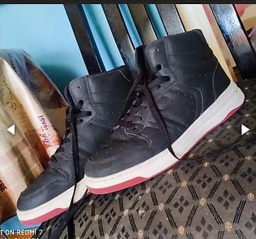 Ostala muška obuća: Crne visoke patike – sportsko/casual model Muške visoke patike – crne — 1