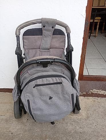 terex za decu: Lagana kišobran kolica za bebe/toddlere, siva boja. - Prostrano — 7