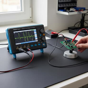 kompresor sa dve glave: FNIRSI 2C23T Digitalni Osciloskop Multimetar + Sonda P6100 + Dodatna — 1