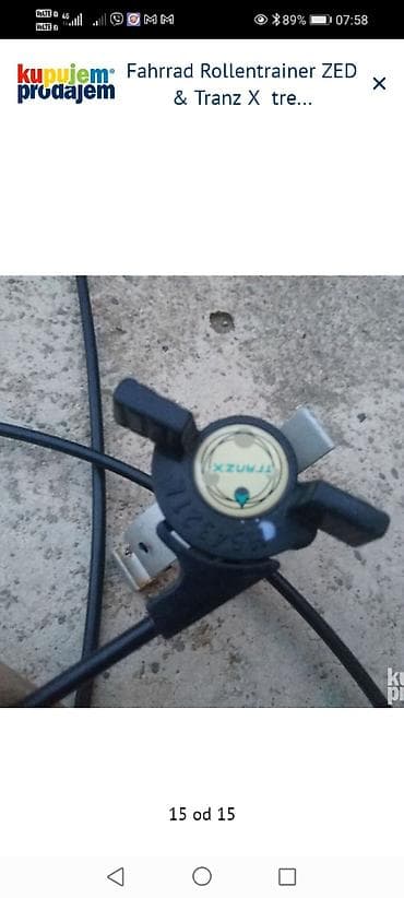 sat na navijanje: ZED Fahrrad Rollentrainer + TranzX trenažer za bicikl - Trenažer za — 10