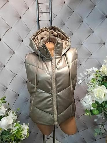 hummel jakne: Ženska zimska prsluk-jakna bez rukava sa kapuljačom - Model: puf — 2