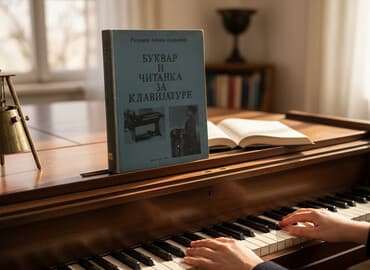 Naslov: Bukvar i čitanka za klavijature – Radomir Jovana Janković