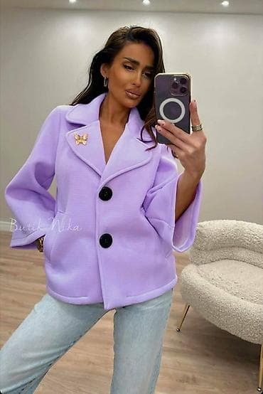 radna jakna softshell: Ženska kratka jakna/kaputić sa 3/4 rukavima i velikim reverima. - — 4