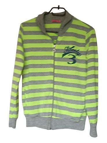 Prugasta dukserica na rajsferšlus – Tinker Ofek - Model: lagana