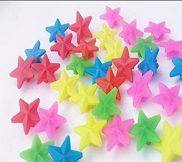 dzak i rukavice za boks za decu: Šareni ukrasi u obliku zvezdica za žice bicikla – 72 kom - Set — 7