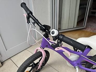 decije bicikle: Dečiji bicikl R-baby, ljubičasto‑roze, sa pomoćnim točkićima Cena u — 2