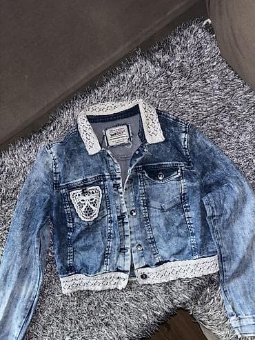 pepco prsluci: Ženska teksas jakna/blejzer – NESSAL Jeans, veličina XL - Svetloplava — 6