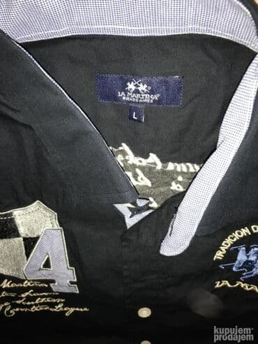 Ostalo: Original La Martina kosulja L NOVA Ramena 47cm duzina 77cm, rukav — 2